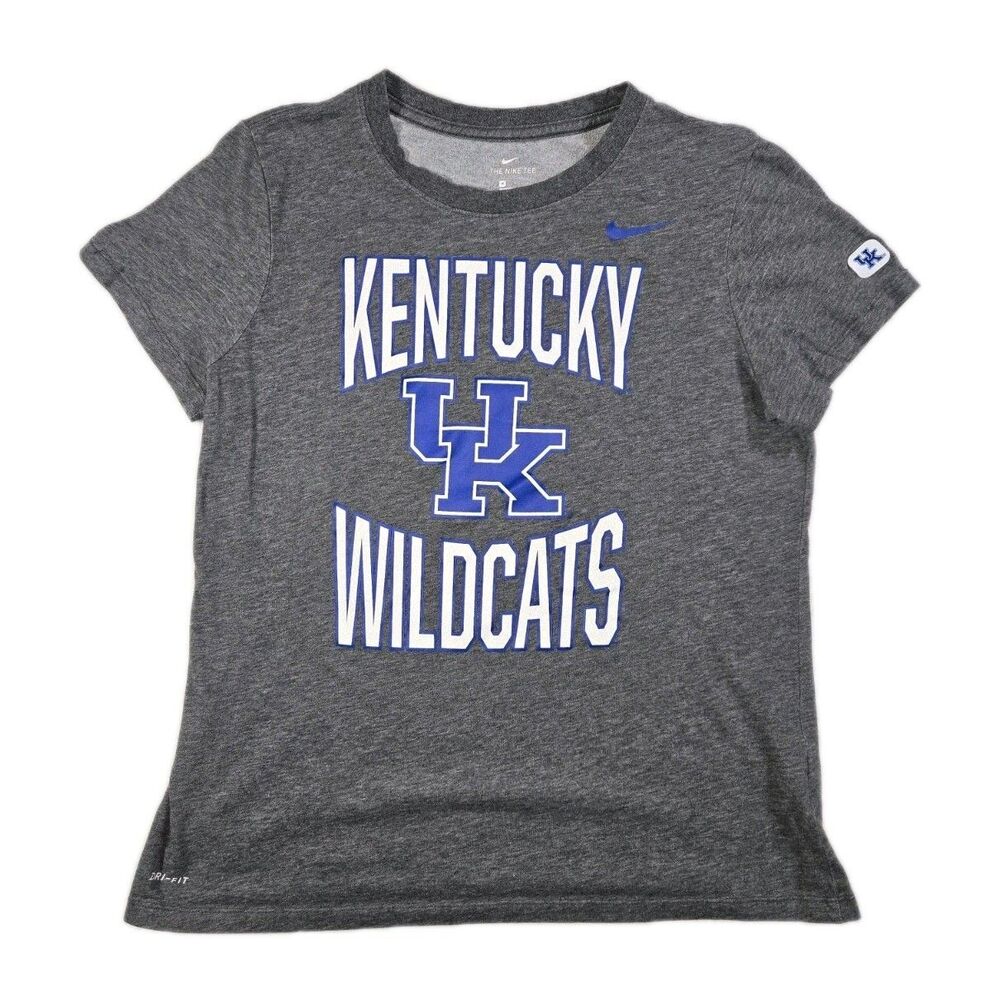 Womens Nike DriFit Short Sleeve T Shirt Kentucky Wildcats Medium Blue